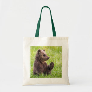 Bolsa Tote Bebês Mais Pobres Onda De Cubo De Urso Castanho