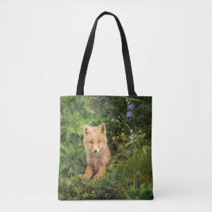 Bolsa Tote Bebês Mais Pobres   Red Fox em Umnak Alaska