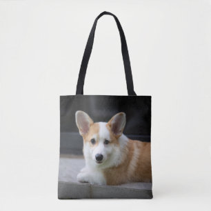 Bolsa Tote Bebês Mais Pobres Relaxamento do Corgi Puppy