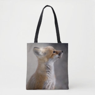 Bolsa Tote Bebês Mais Pobres Retrato de Raposa Bebê
