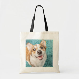 Bolsa Tote Bebês Mais Pobres Sorriso De Puppy Corgi