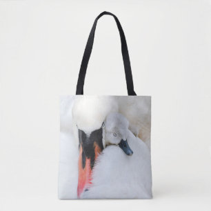 Bolsa Tote Bebês Mais Pobres Swan De Mãe E Bebê