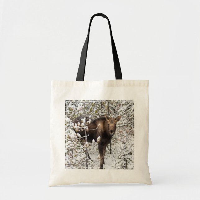 Bolsa Tote Bebês Mais Pobres | Vitelo de Moose (Frente)