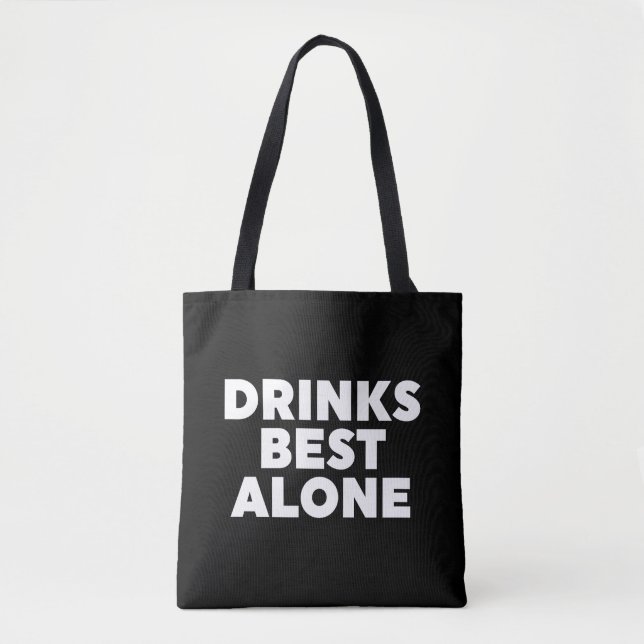 Bolsa Tote Bebidas Sozinhas (Frente)