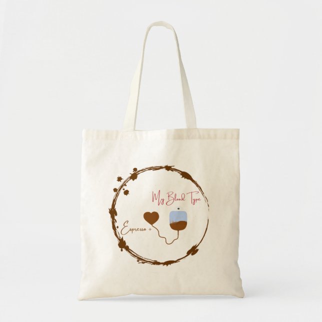 Bolsa Tote Because you're 90% espresso and everyone knows it. (Frente)