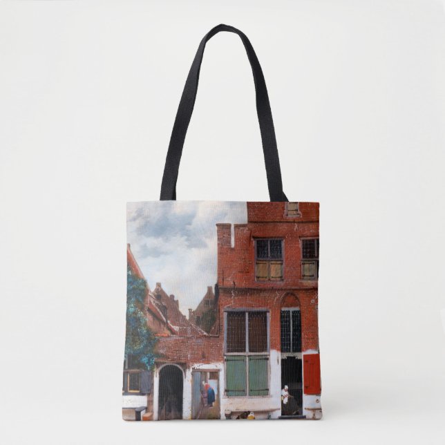Bolsa Tote Beco neerlandês, Johannes Vermeer (Frente)