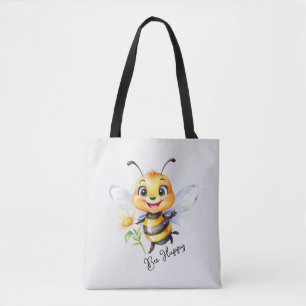 Bolsa Tote Bee Happy