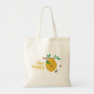 Bolsa Tote Bee Happy
