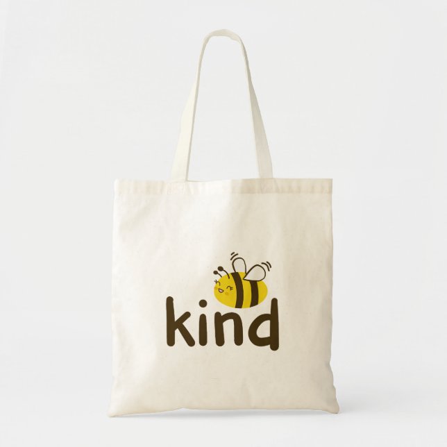 Bolsa Tote Bee Kind (Frente)