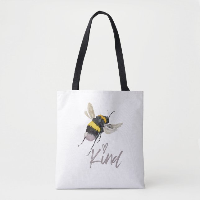 Bolsa Tote Bee Kind (Frente)