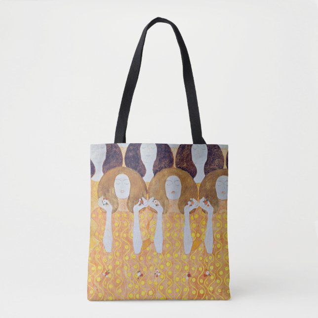Bolsa Tote Beethoven Frieze (detalhe), Gustav Klimt (Frente)