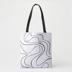 Bolsa Tote Bei e Fluxo 2 - Preto e Branco