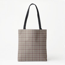 Beige Brown Plaid Classic Pattern Rustic