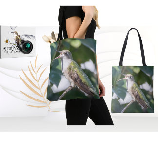 Bolsa Tote Beija-flor-de-garganta-rubi