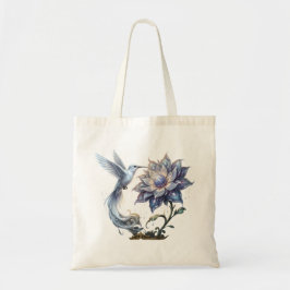 Bolsa Tote Beija-flor Enfeitiçado & Flor da Lua.