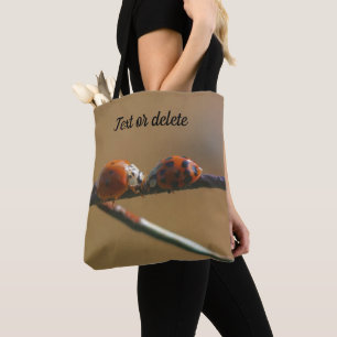 Bolsa Tote Beijar Damybugs Numa Cerca De Fio Personalizada