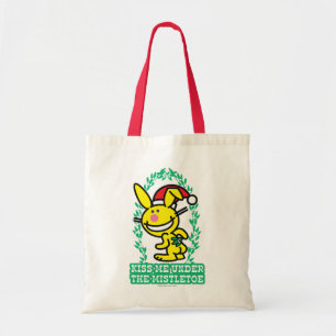 Bolsa Tote Beije-me sob o visco