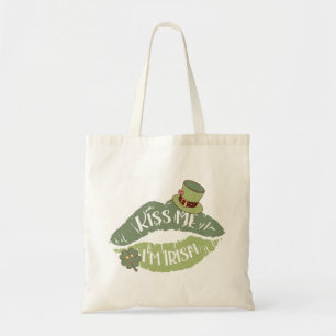 Bolsa Tote Beije-me, sou irlandês