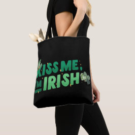 Bolsa Tote Beije-me, sou irlandês