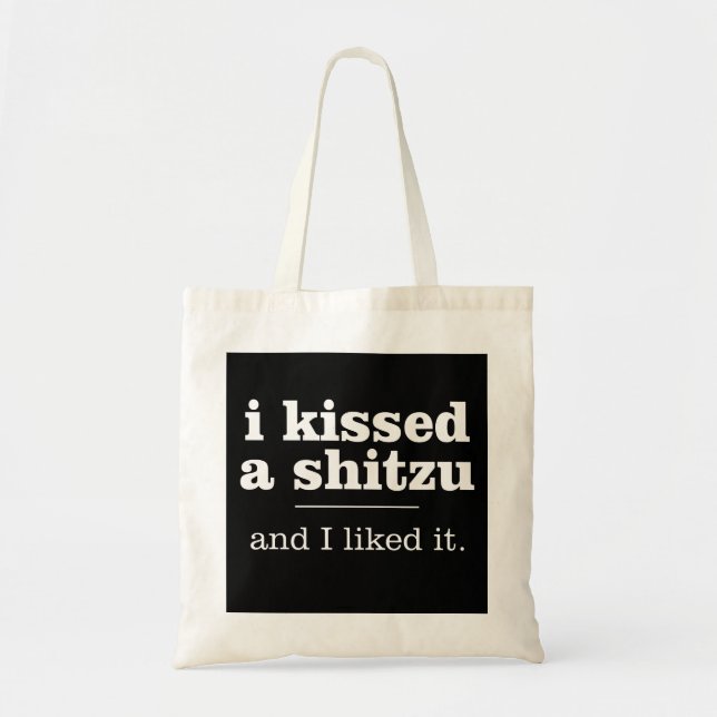 Bolsa Tote Beijei um Shitzu e gostei (Frente)