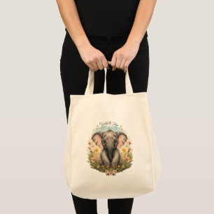 Bolsa Tote Beijo-Elefante Cachorro Febre