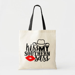 Bolsa Tote Beijo Sarcástico Minha Irritação Western Cowgirl S