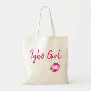 Bolsa Tote Beijos Igbo Menina Rosa bonito