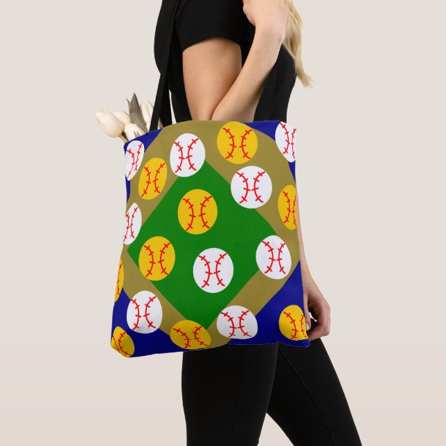 Bolsa Tote Beisebol/Softball  (Close Up)