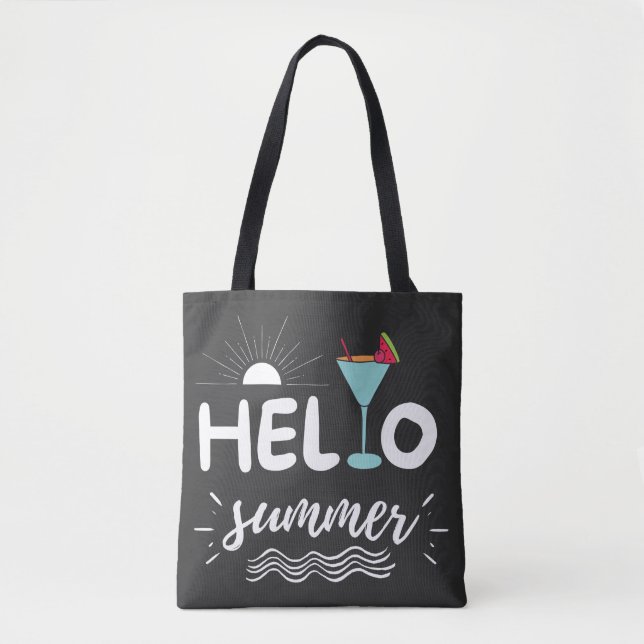 Bolsa Tote Bela Alô Summer Beach (Frente)