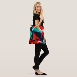 Bolsa Tote Bela Bagunça De Cores