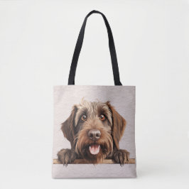 BOLSA TOTE BELA CAMADA MARAVILHOSA PONTANDO GRIFFON DOG