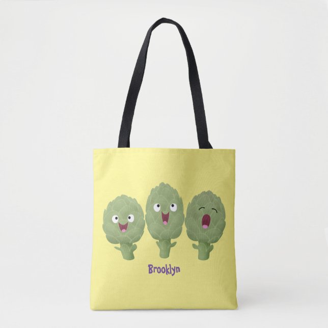 Bolsa Tote Bela canção de alcachofras (Frente)