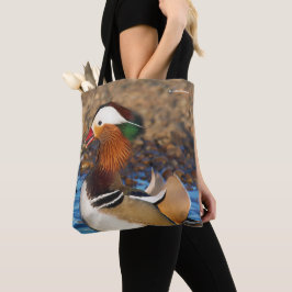Bolsa Tote Bela Chatty, Pato Mandarim no Pond