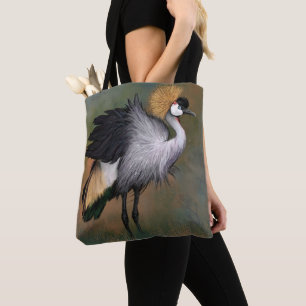 Bolsa Tote Bela Cinza Coroa - Arte Pintura Migrada