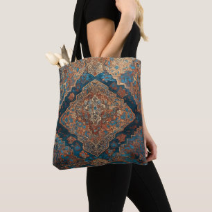 Bolsa Tote Bela Coleção de Padrões Persa Popular