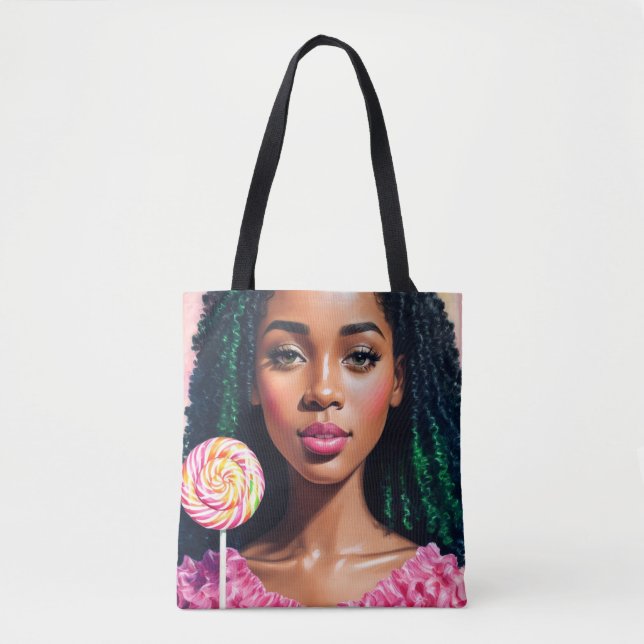 Bolsa Tote Bela Dama Negra (Frente)