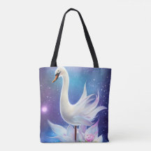Bela Fantasia, Swan Branco com Flores