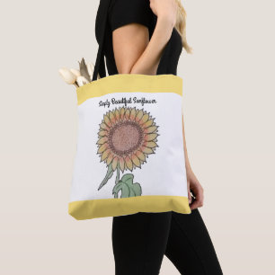 Bolsa Tote Bela flor de sol