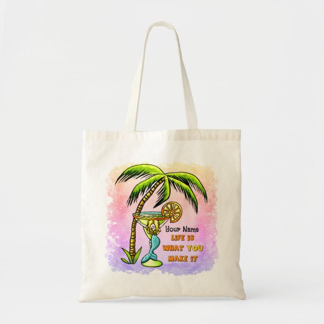 Bolsa Tote Bela vida Sereia (Frente)