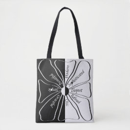 Bolsa Tote Belas Artes Motivacionais Personalizadas, Elegante