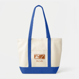 Bolsa Tote Belas Bênçãos em Ferrugem