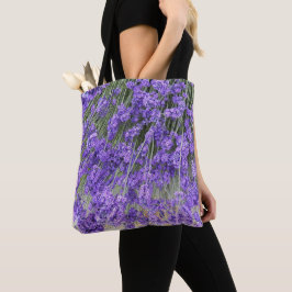 Bolsa Tote Belas Florações de Lavanda Floral