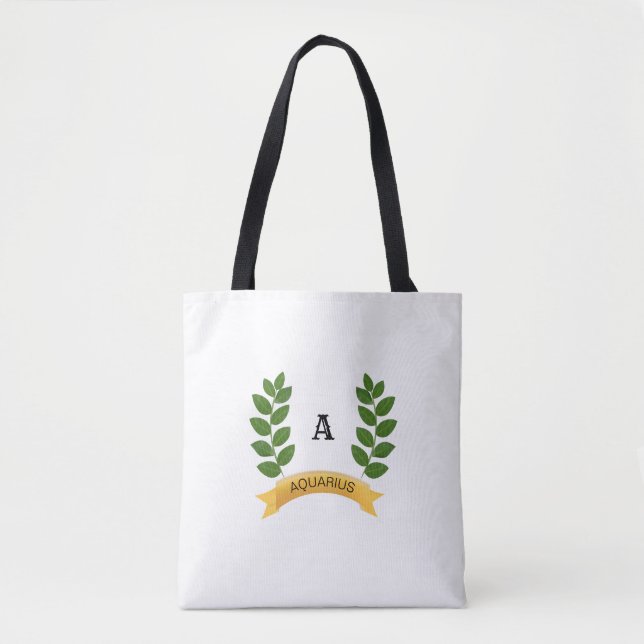 Bolsa Tote Belas Folhas Verdes Personalizadas (Frente)