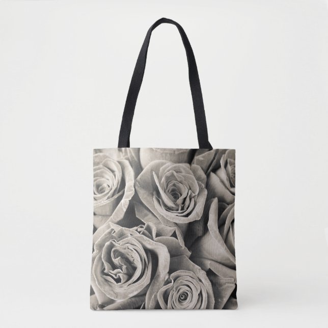 Bolsa Tote Beleza de Veludo Antigo (Frente)