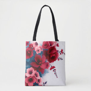Bolsa Tote Beleza do eterno: Flores no Cheio 🌸 ✨
