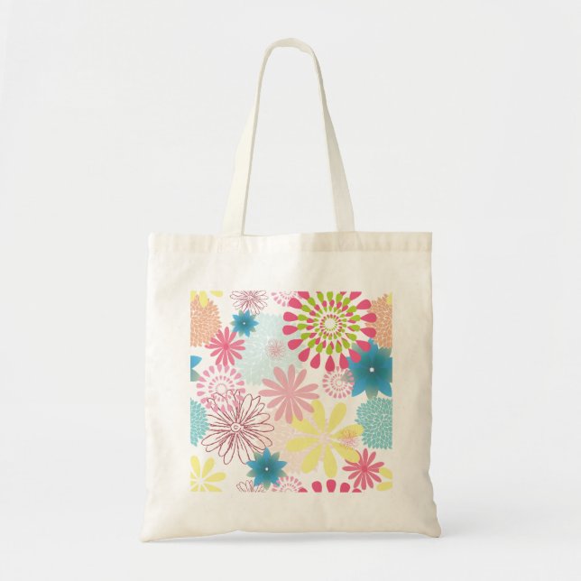 Bolsa Tote Beleza florescente. (Frente)