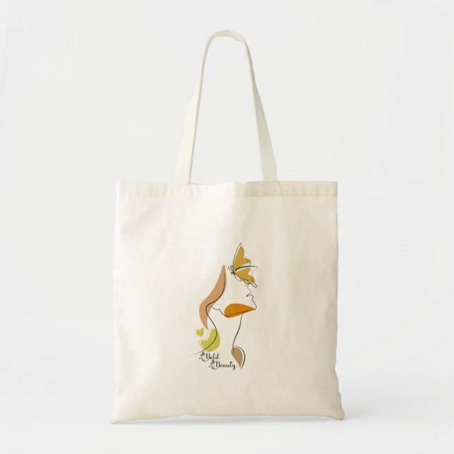 Bolsa Tote Beleza Negocial Mulheres Empoderando Aspas de Arte (Frente)