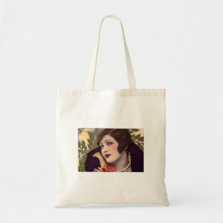 Bolsa Tote Beleza vitoriana com casaco roxo