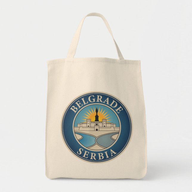 Bolsa Tote Belgrado Sérvia Europa Oriental (Frente)