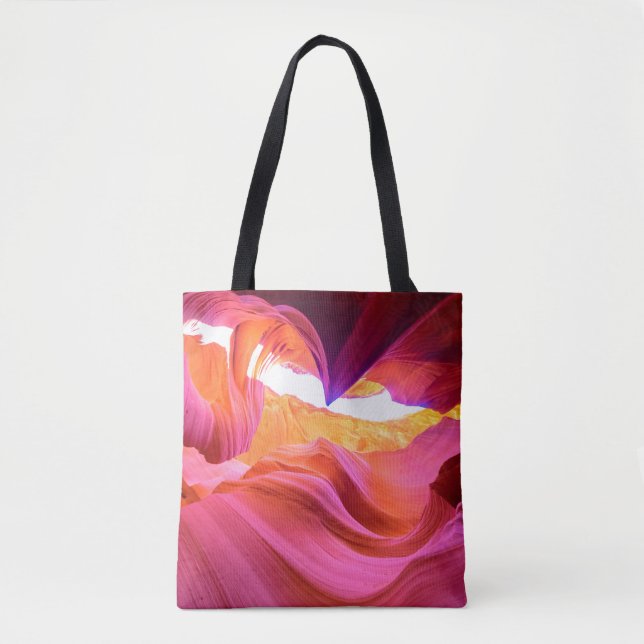 Bolsa Tote Belo ângulo de visão impressionante de arenito par (Frente)